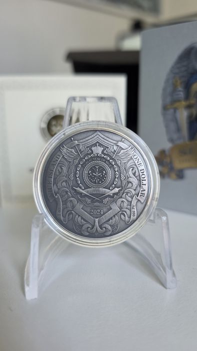 Серебро Архістратиг Михаїл Срібло Архистратиг Михаил 1 унция 31,1 грам