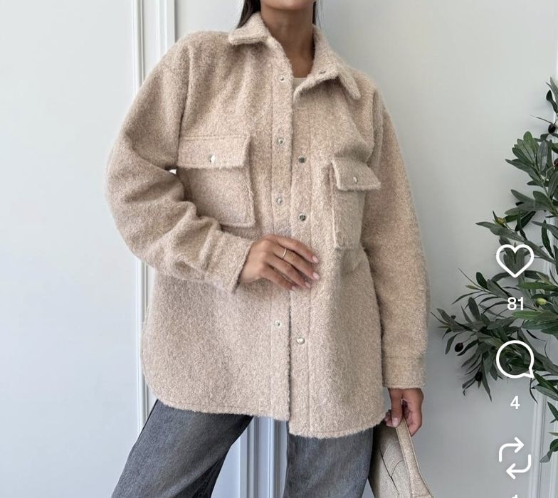 Тепла сорочка букле 48 розмір