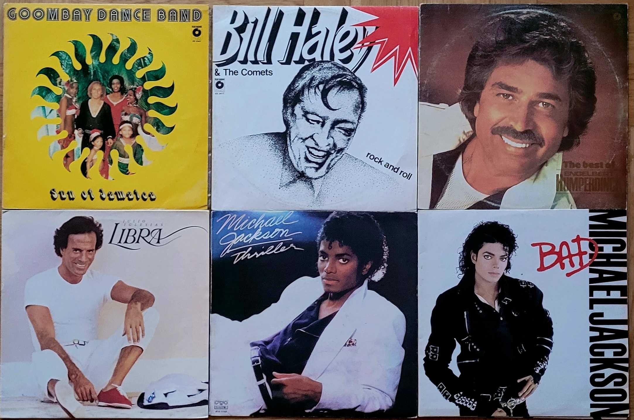 Zestaw płyt winylowych na gramofon - POP lata 60-80-te XX w!