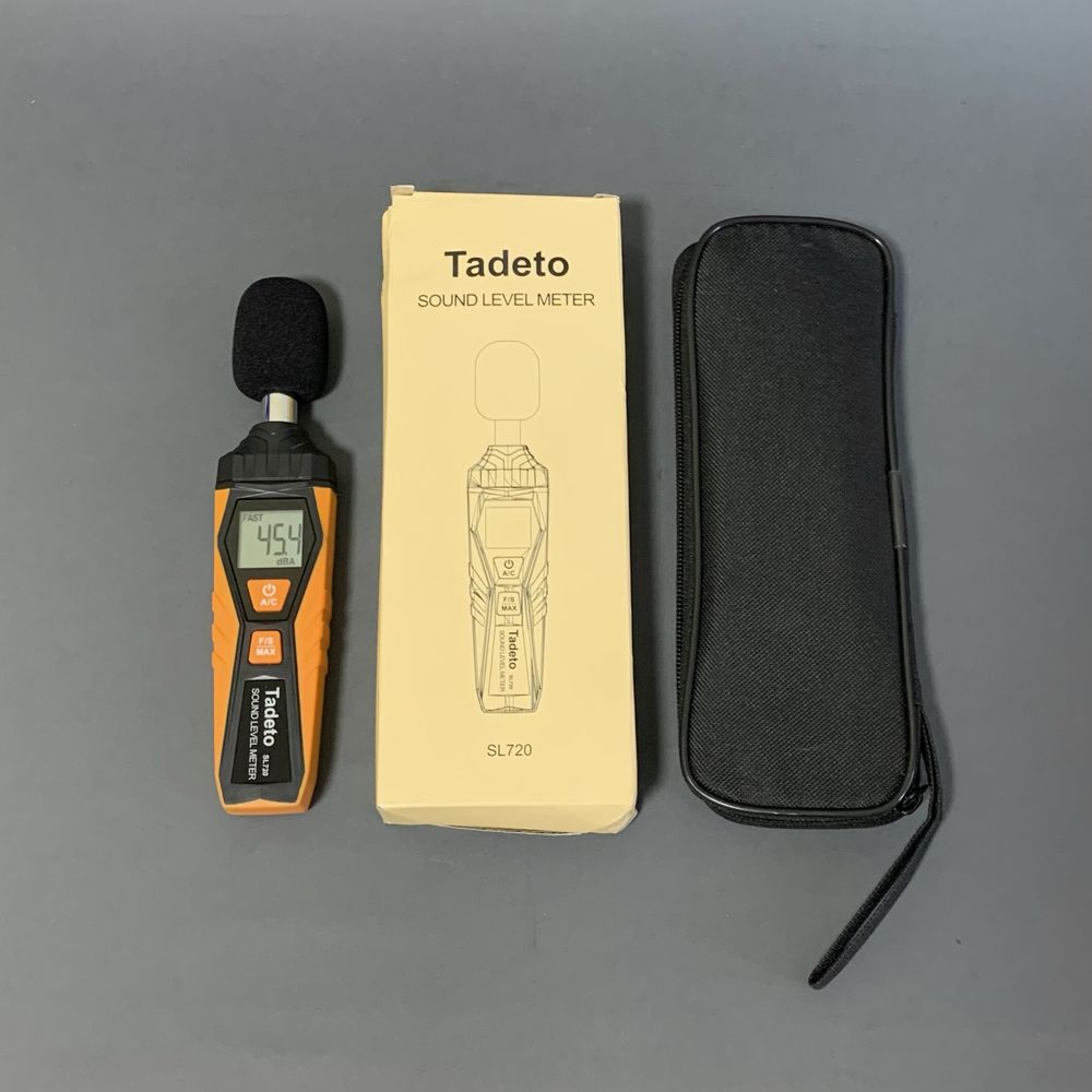 Измеритель уровня звука Tadeto SL 720 от 30 дБ до 130 дБ с ЖК-дисплеем