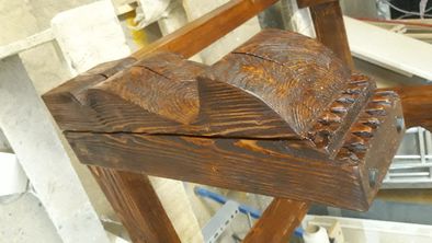 stolik - stare drewno