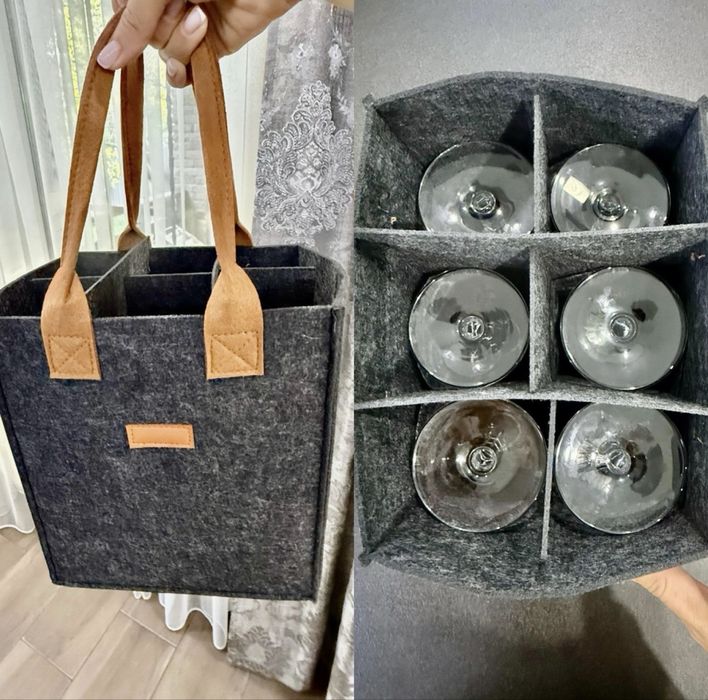 Хрустальные фужеры для вина Nachtmann серия Antika GDR Германия