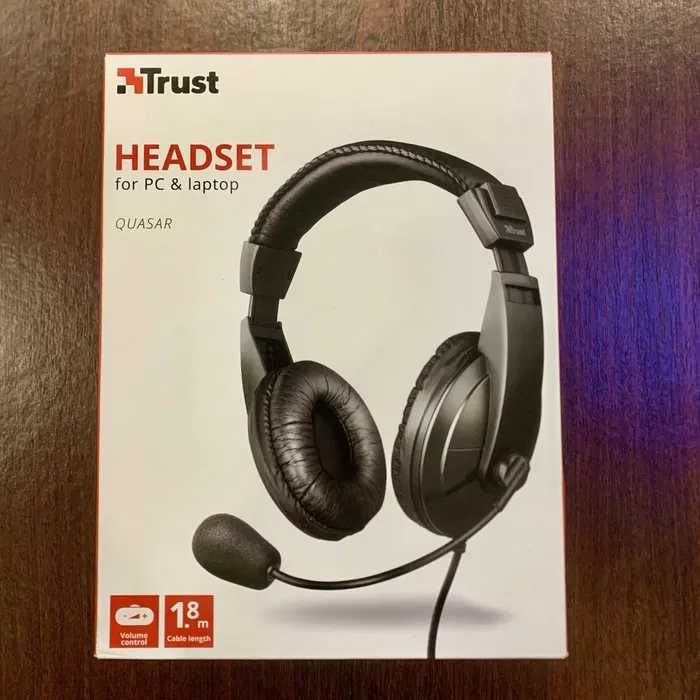 Наушники Trust Quasar Headset Black