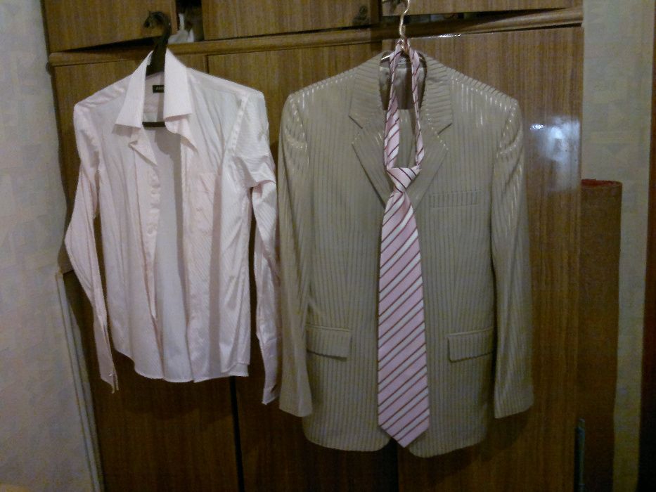 Костюм пиджак и брюки на выпускной свадьбу. 48