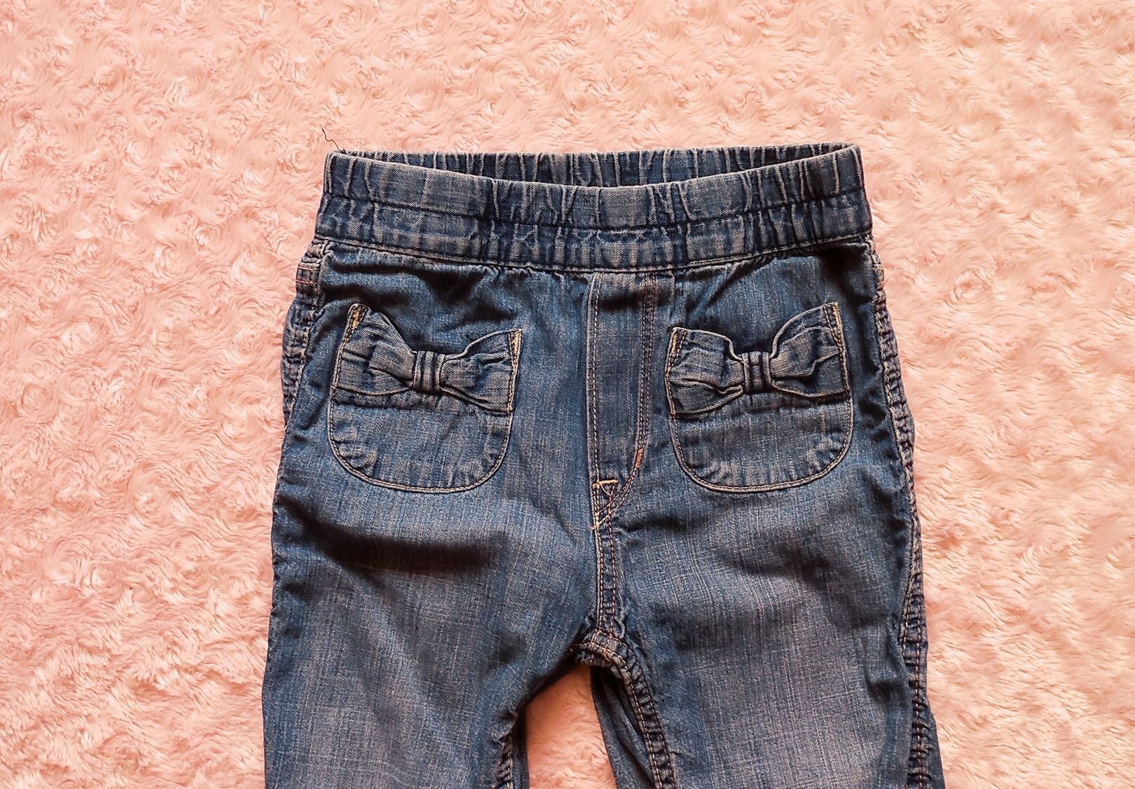 Spodnie jeansowe haremki alladynki r.98