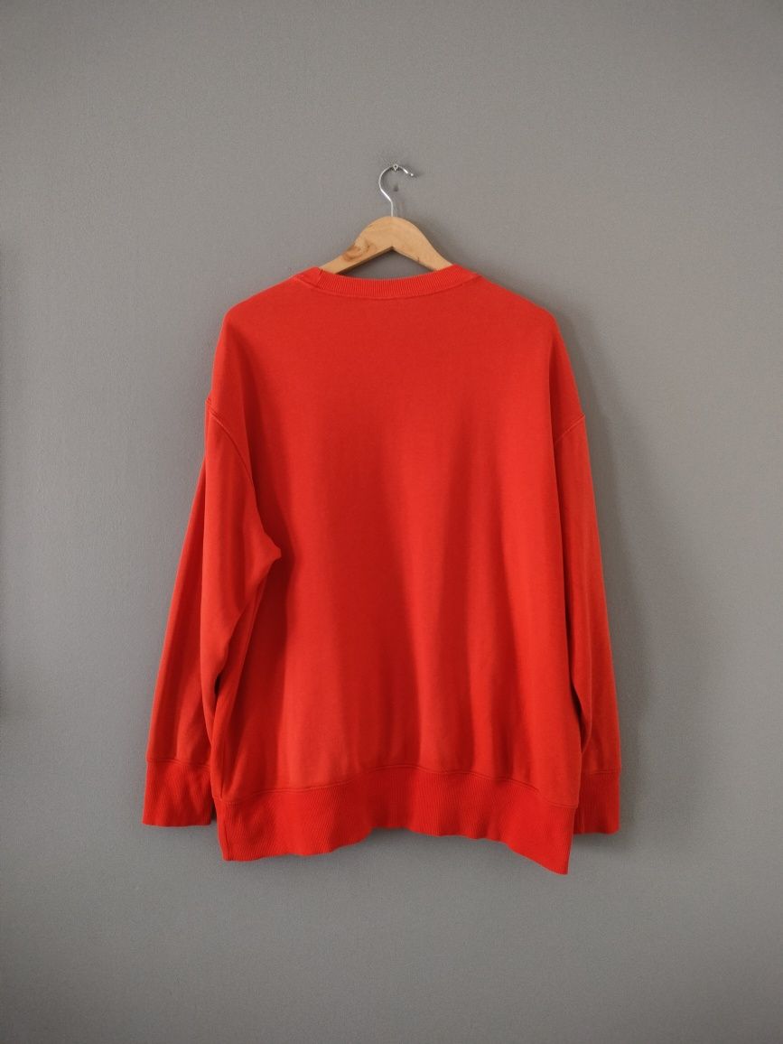 Pomarańczowa Bluza Crewneck Nike Center Logo M