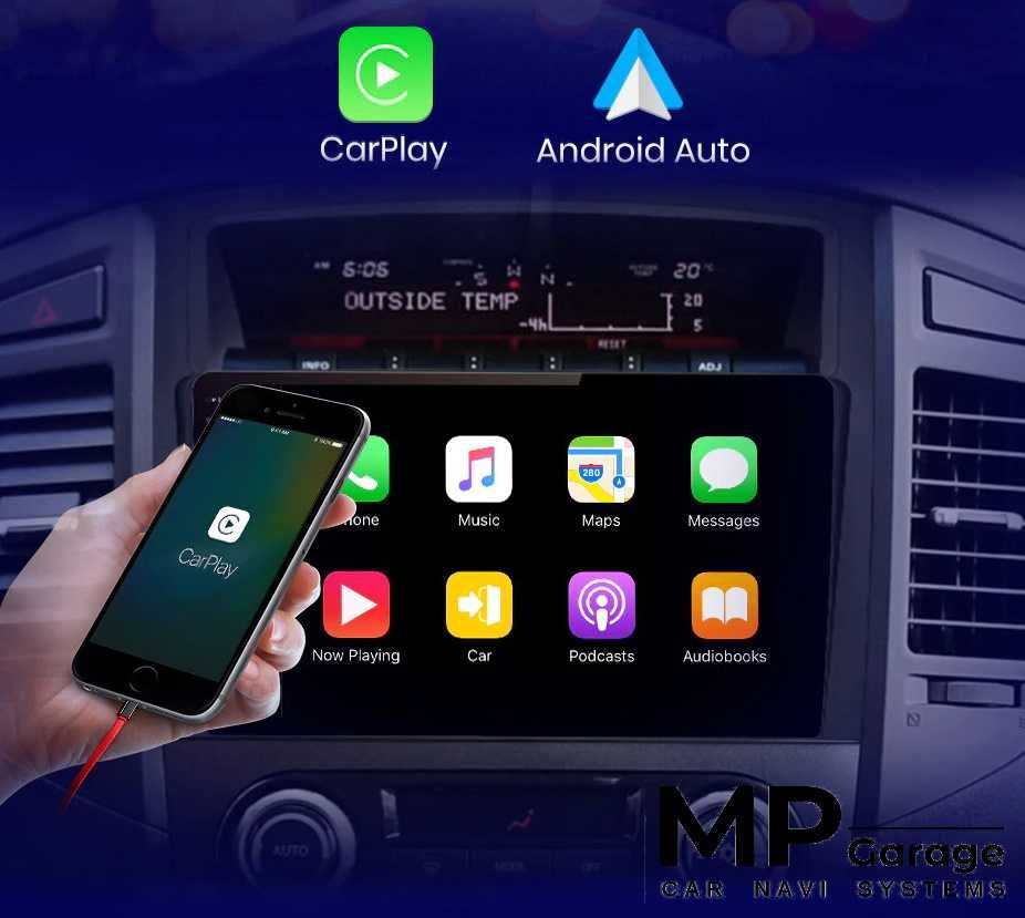 Nawigacja Mitsubishi Pajero 4 Android11  Qled LTE 4G CarPlay/AA