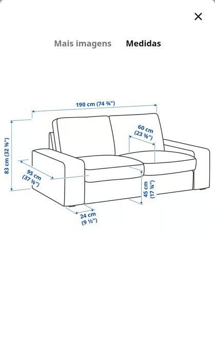 Sofá Ikea Kivik 2