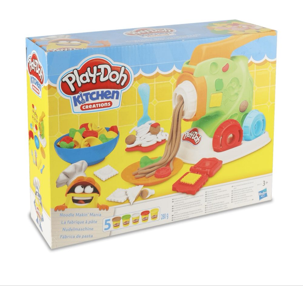 Play Doh набір пластилін машинка для вермішелі
