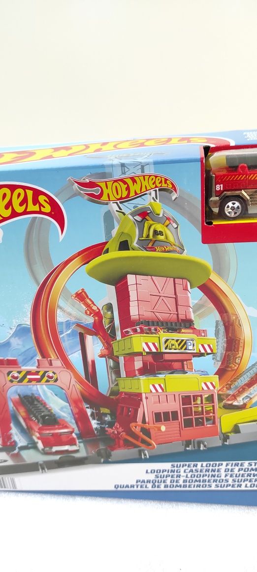 Hot Wheels City zestaw remiza strażacka