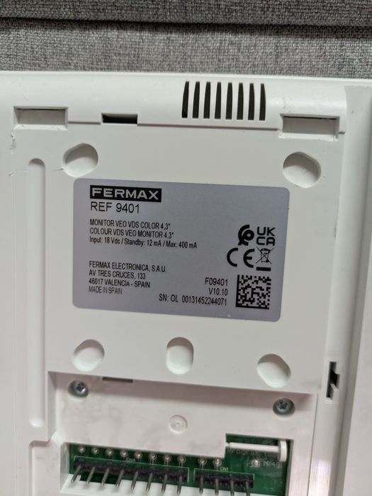 Vídeo porteiro fermax