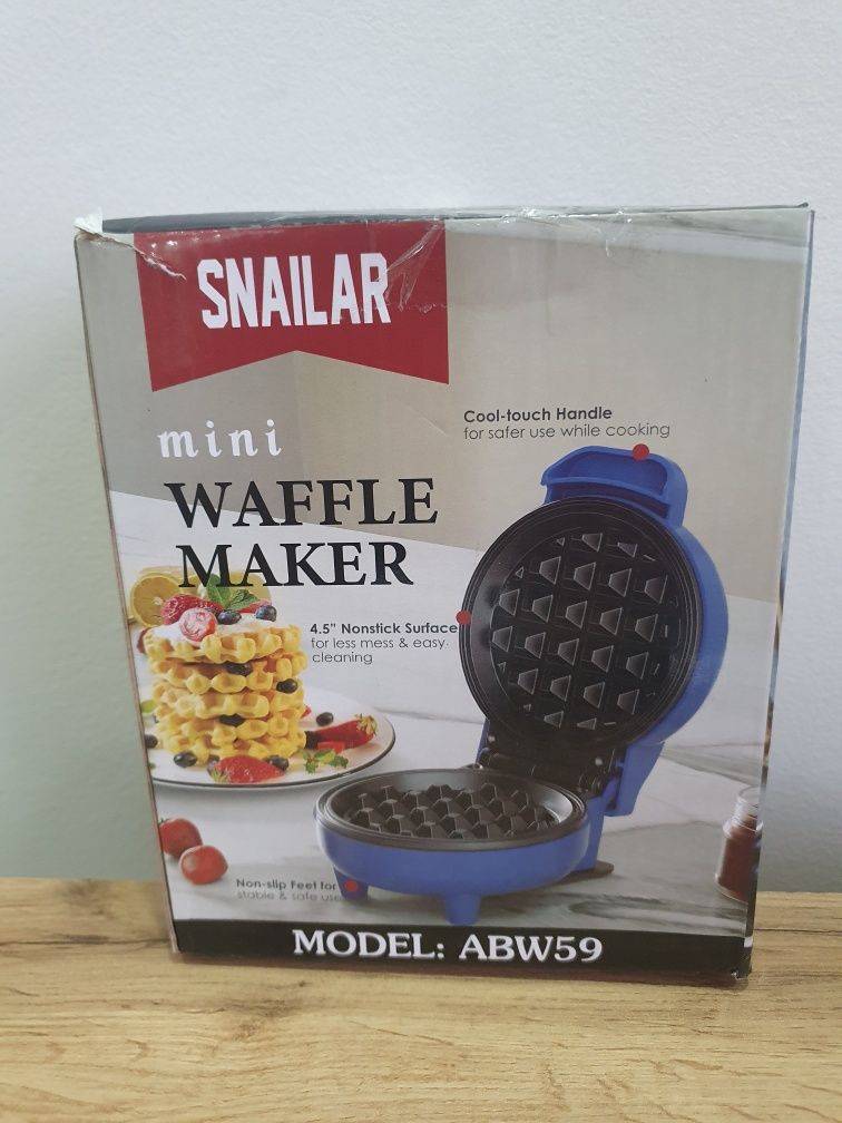 Gofrownica mini Snailar 550W