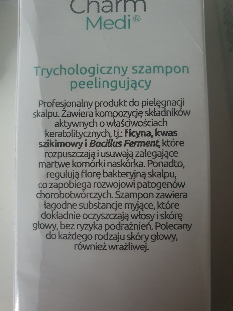 Szampon trychologiczny 200ml łagodzacy peeling przeciwłupieżowy