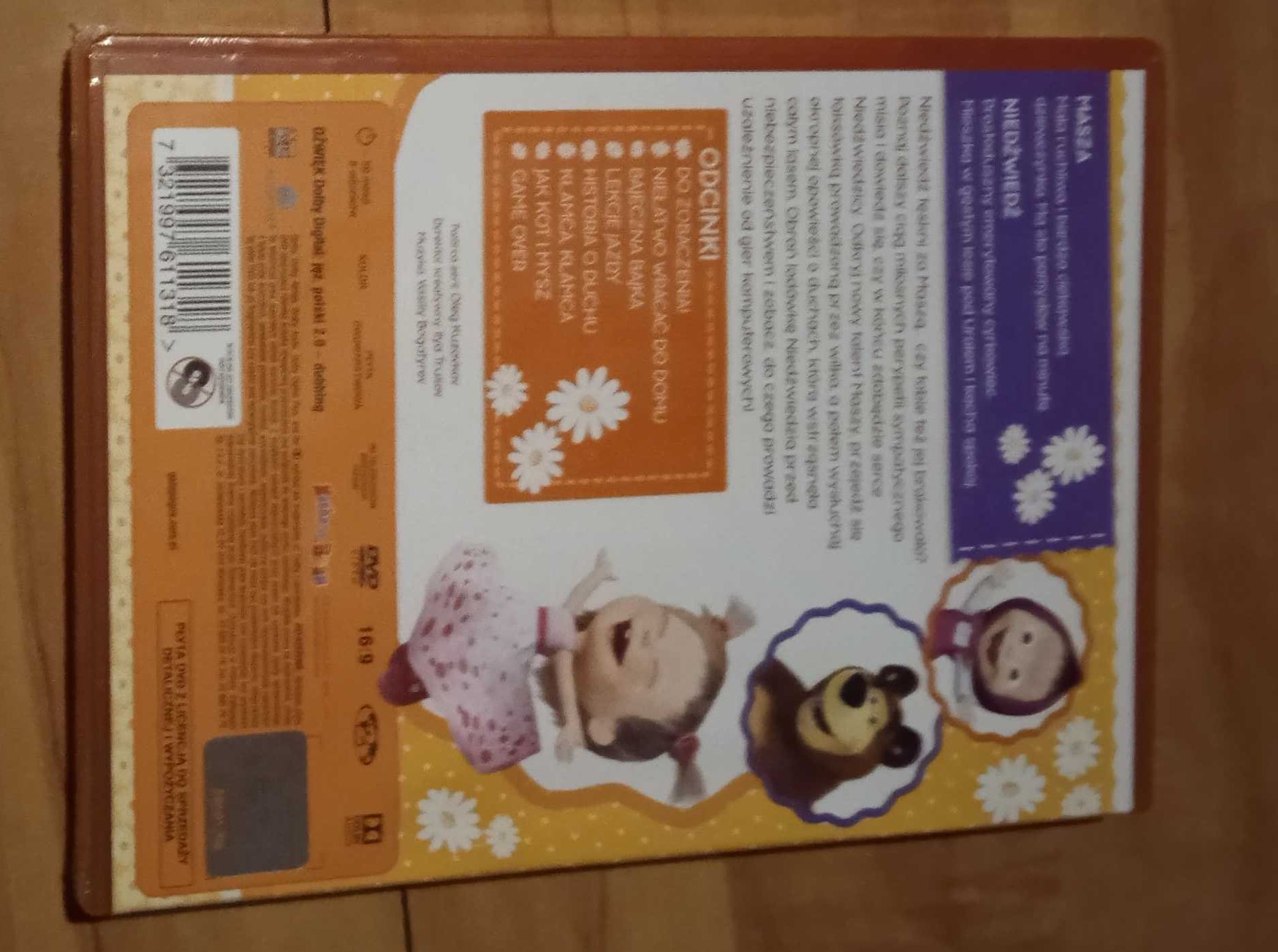 Masza i niedźwiedź Bajeczna bajka płyta DVD nr 7 - 8 odcinków FOLIA!