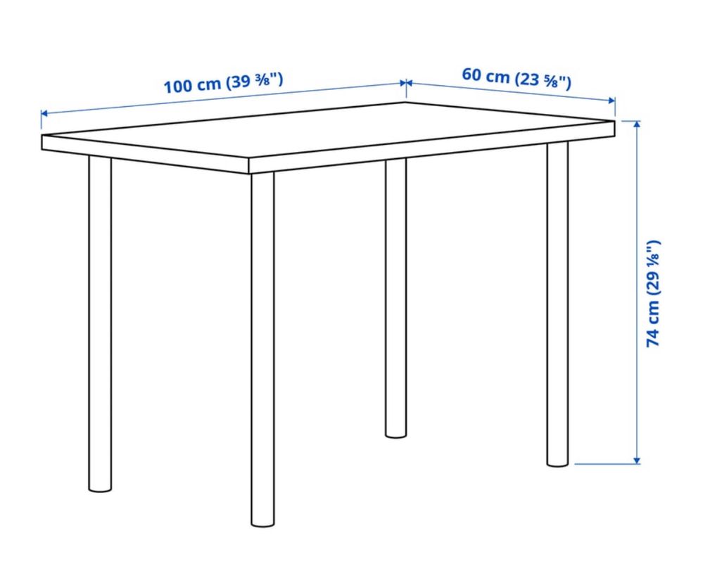 Biurko Ikea - LINNMON / ADILS