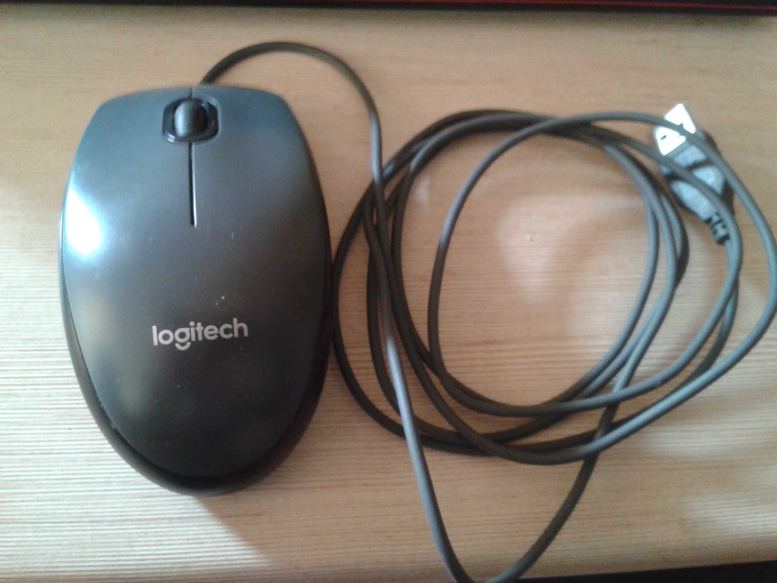 Myszka Natec i Logitech