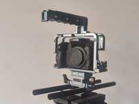 Aparat + gimbal • Panasonic LUMIX GH4R + DJI Ronin M