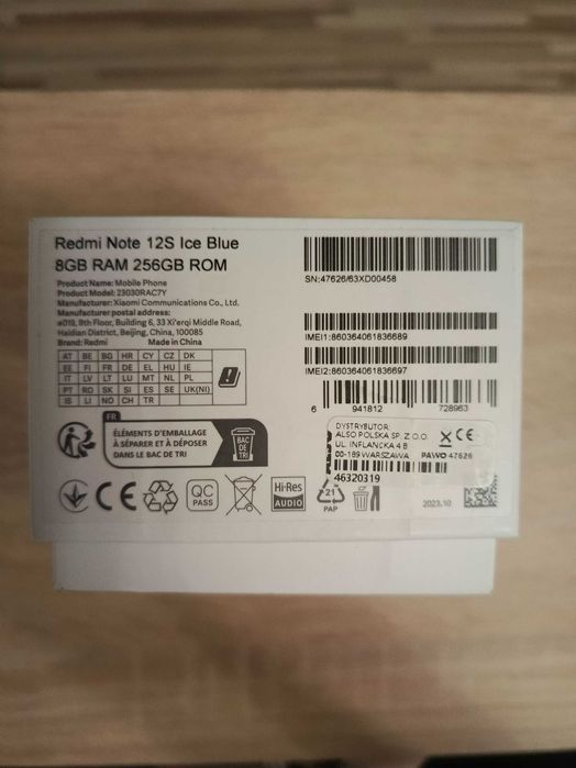 Redmi Note 12S 8/256