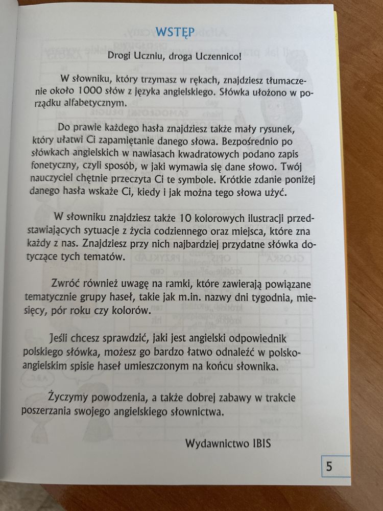 Ilustrowany słownik angielsko-polski dla dzieci