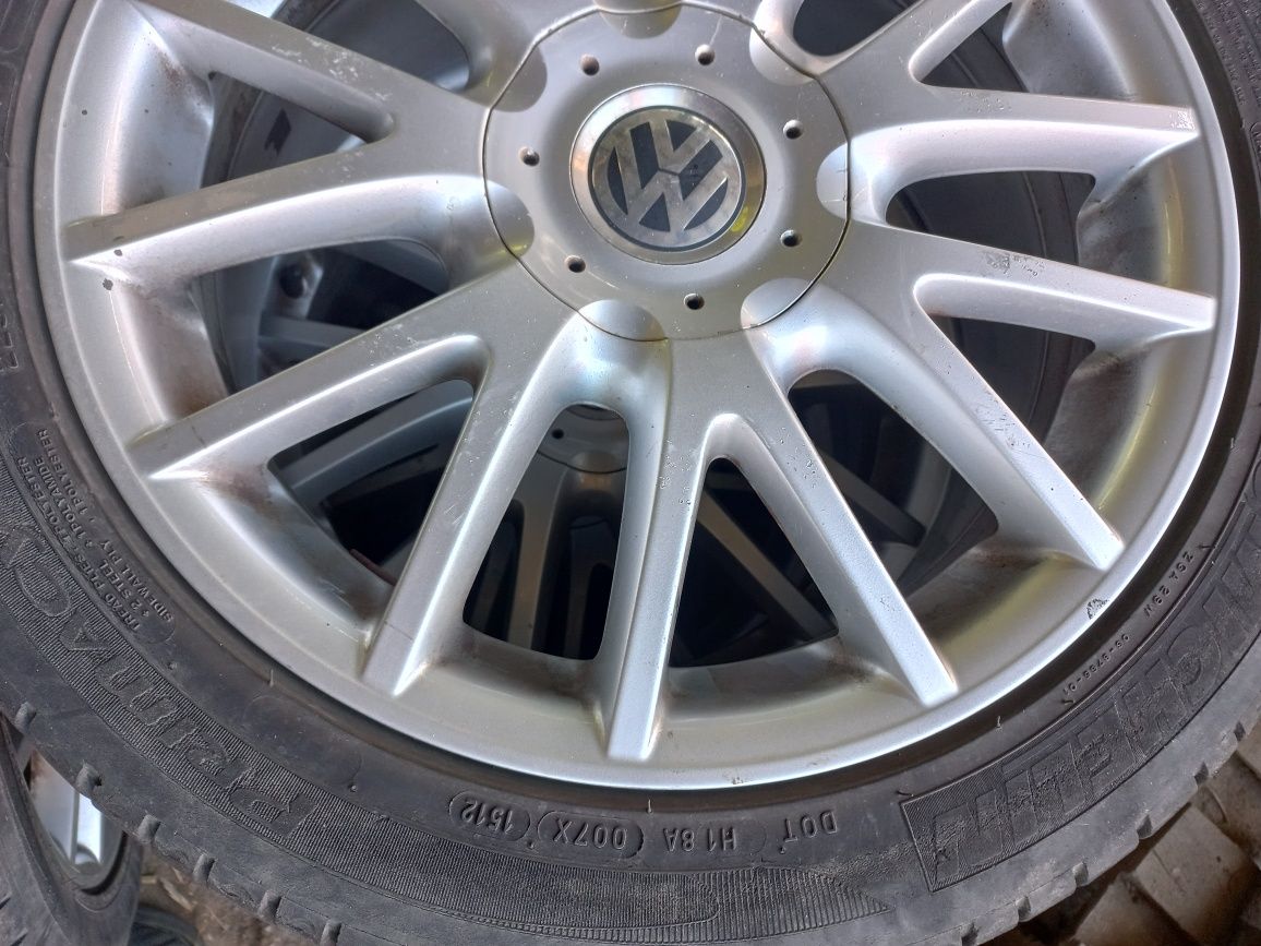 Felgi z oponami vw 225/45 R17 Michelin lato
