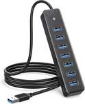 gigimundo hub usb 3.0, 7-portowy 5v/3a kabel 0.5 m vv