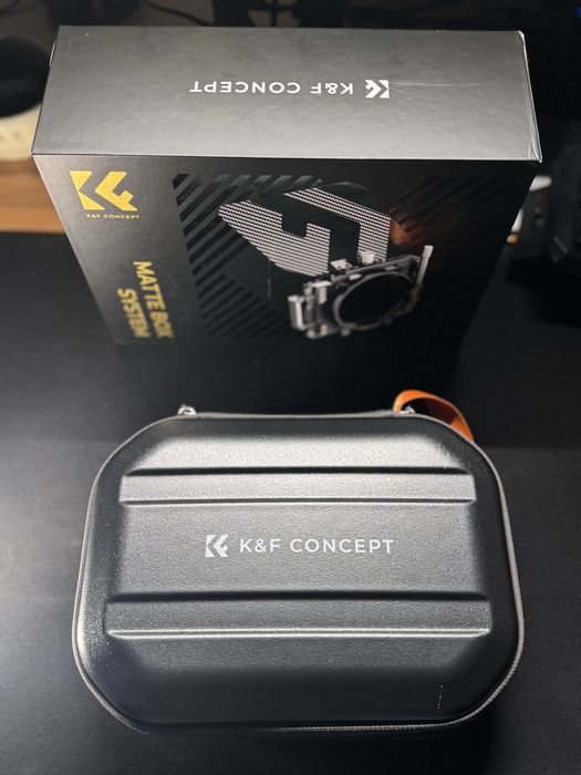 K&F CONCEPT Mini Matte Box + Filtro Black Mist 1/4