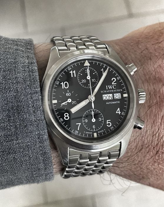 IWC Schaffhausen  * chronoflieger * po serwisie * gw 12m * bransoleta