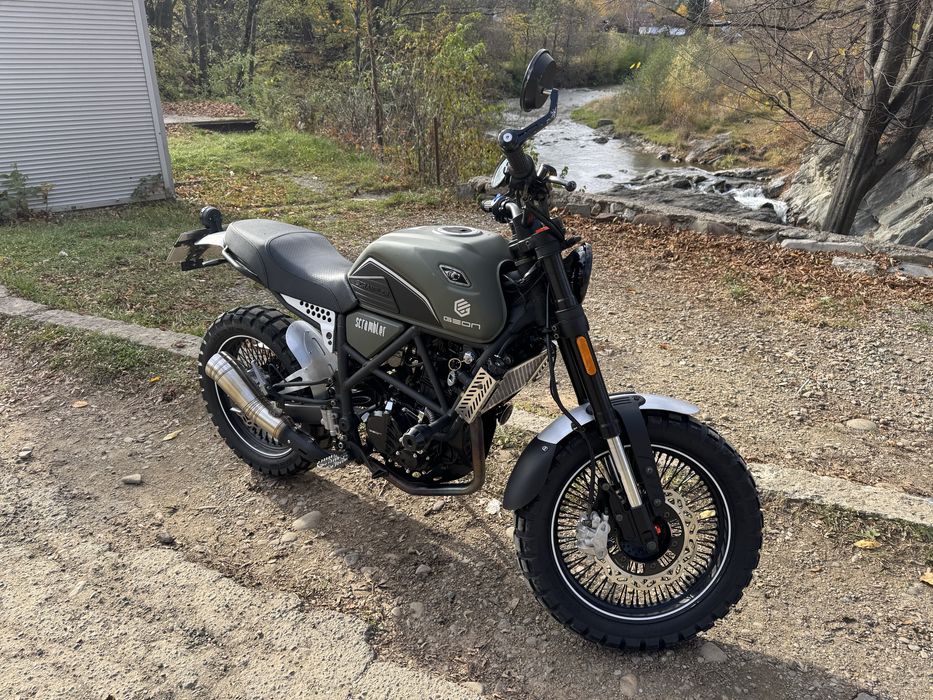 Продаю мотоцикл  Geon scrambler 300 пробіг 1450 км