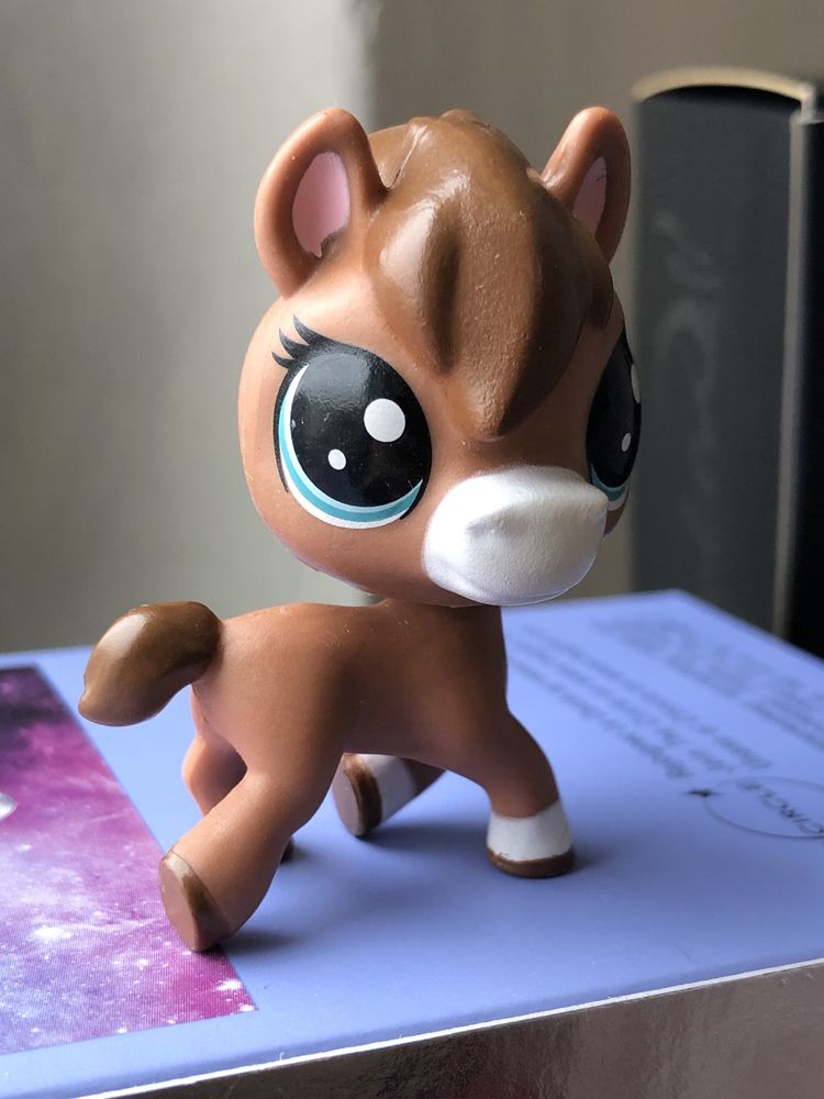 Littlest Pet Shop figurka koń konik lps pop dog collie jamnik