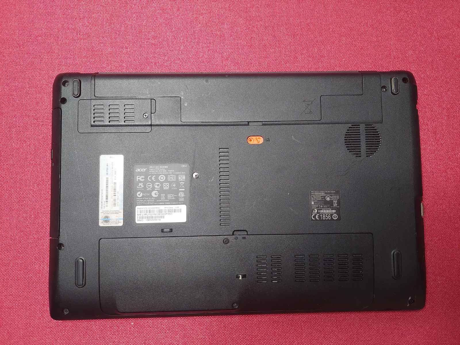 Ноутбук Acer Aspire 5750/ i5-2430M/ 4Гб/ 320Гб/ Батарея Робоча