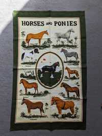 Кухонное полотенце "Лошади и Пони"