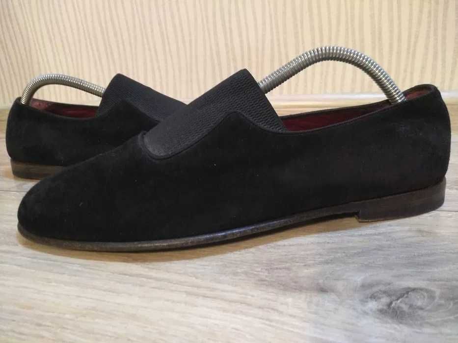 Dolce Gabbana Loafers Slip Velvet 7,5 super buty D&G około 40/41