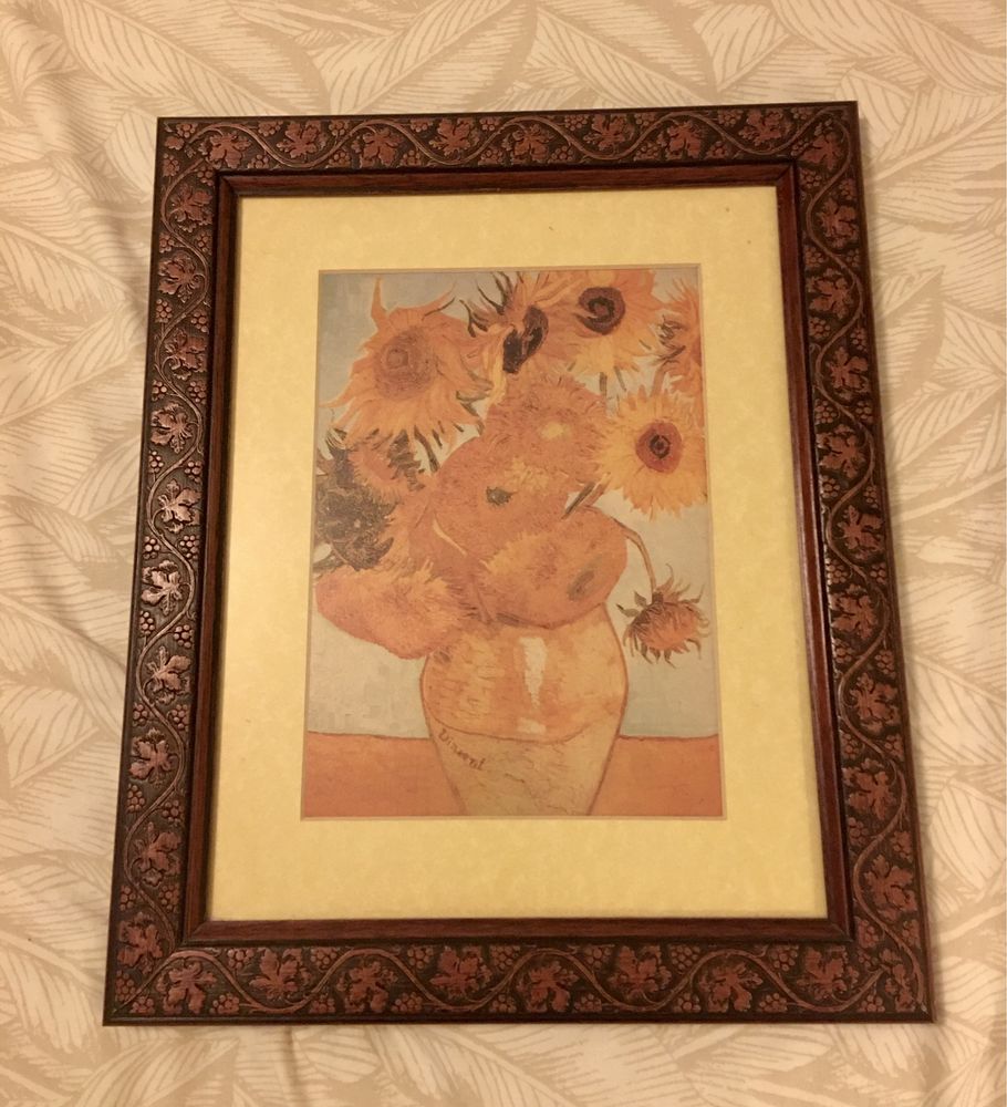 Quadro girassóis Van Gogh