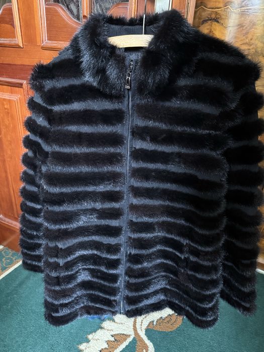 Напівшубка з хвостиків норки