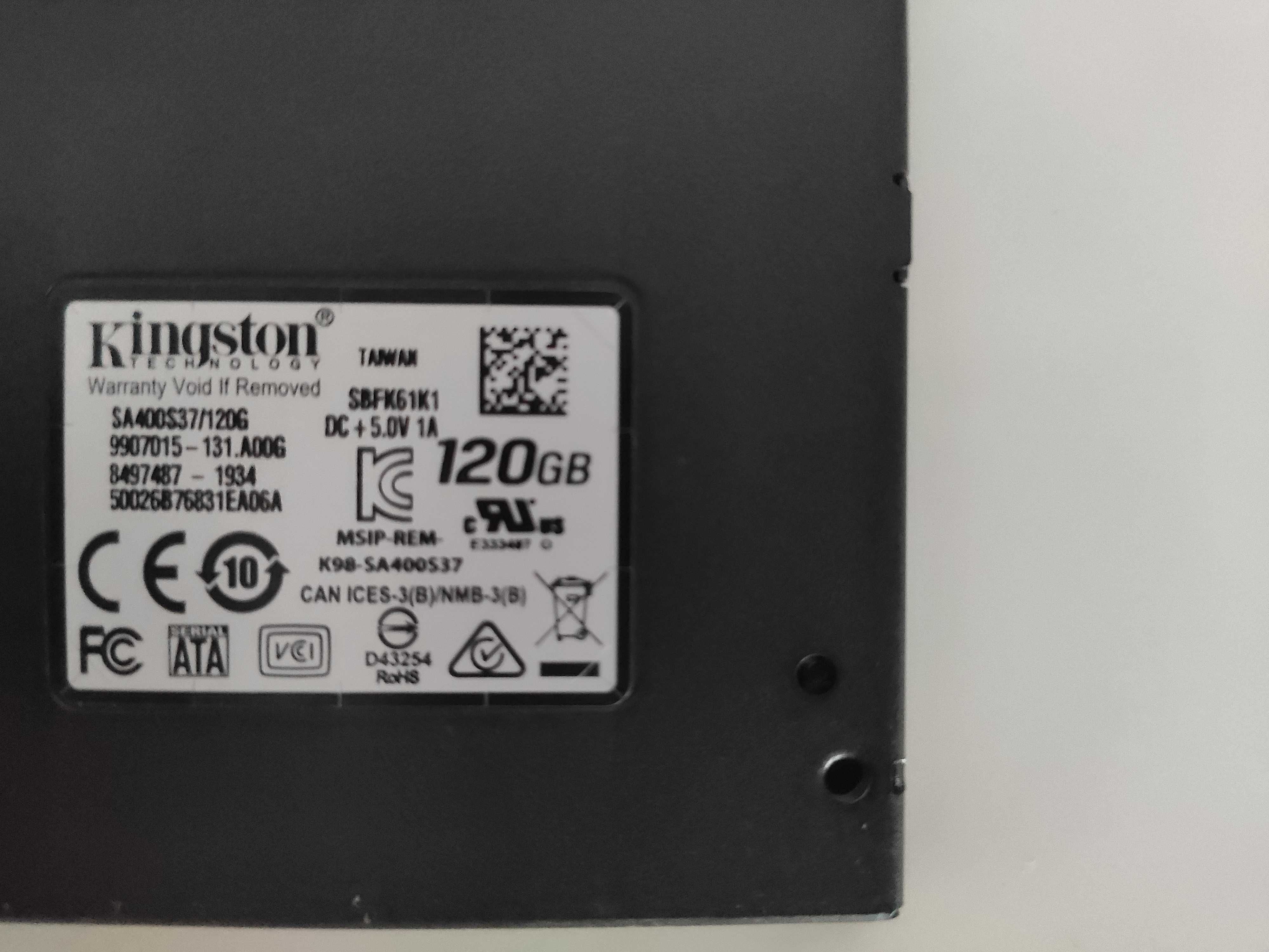 Disco SSD 2.5"  - Kingston A400 de 120GB