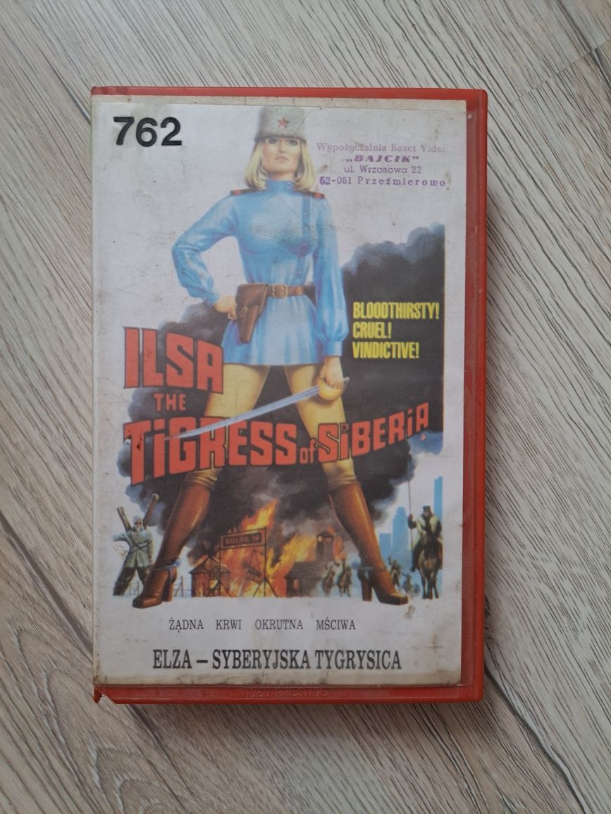 Elza-Syberyjska Tygrysica- Film Kaseta VHS Polski Lektor Unikat
