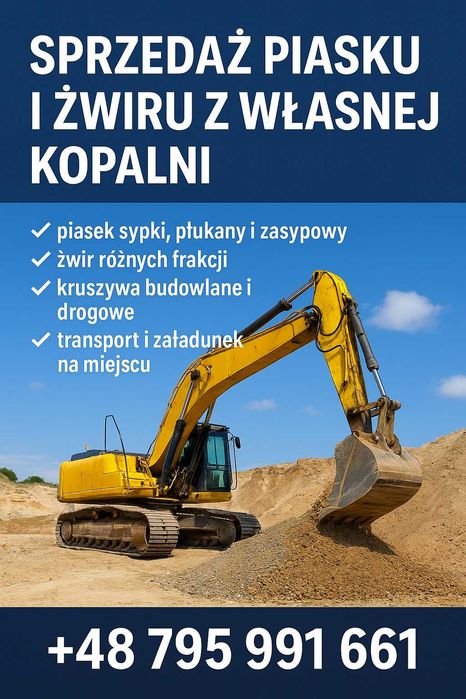 Kopalnia Piasku ,Żwiru i  Kruszyw      CENY PRODUCENTA