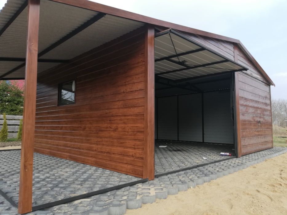 Garaż blaszany 35m2, blaszak 6x5,8, 7x5, garaże wiata - NA ZGŁOSZENIE