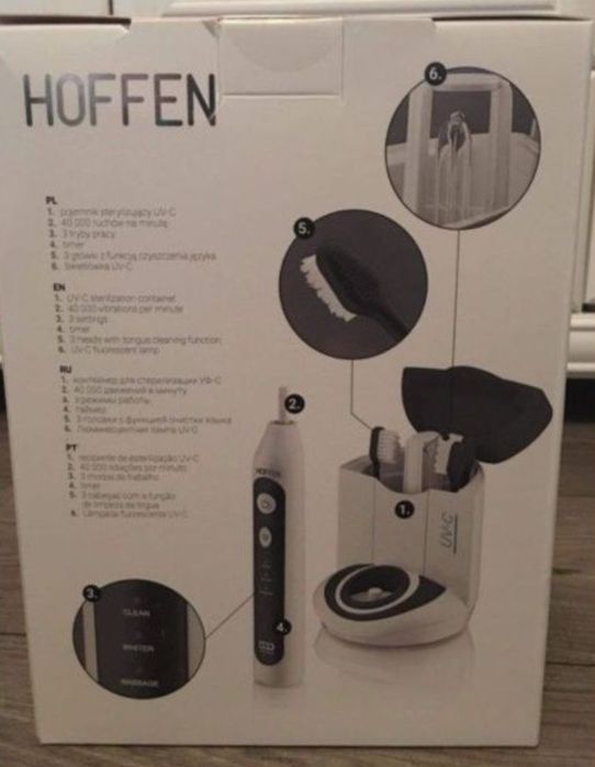 Nowa szczoteczka soniczna z funkcją sterylizacji UV-C