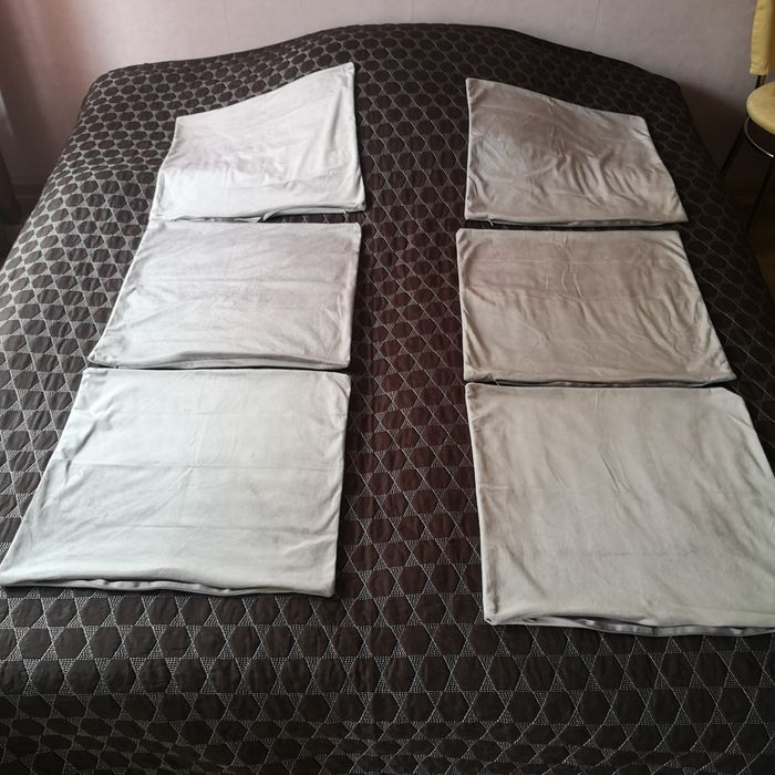 Za komplet 6 poszewek na jaśki 50 x 50