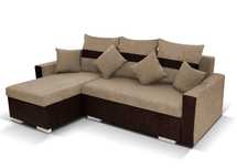 Narożnik Do Salonu JOY Kanapa Sofa Rozkładana 2 Pojemniki Na Pościel !