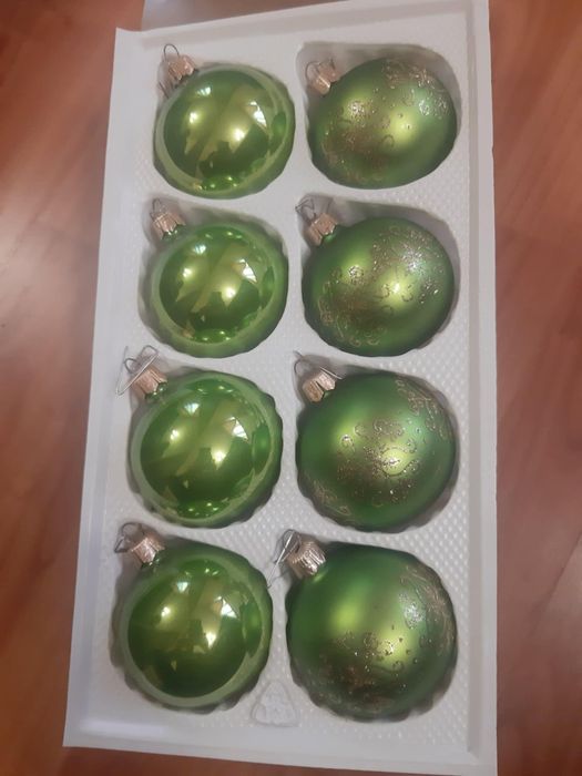 Bombki szklane 8szt