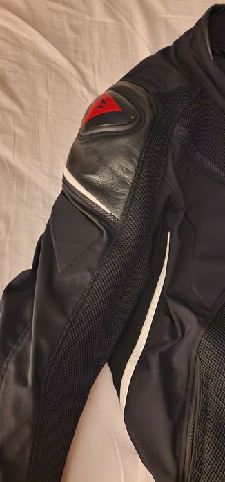 DAINESE SUPER RIDER D-DRY Preto/Branco/Vermelho 56