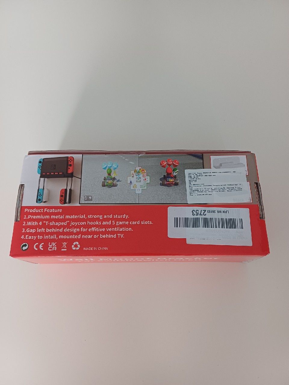 Uchwyt Ścienny Wieszak Ściana do Nintendo Switch