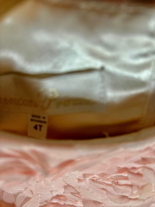 AMERICAN PRINCESS Sukienka wizytowa, urodziny TIUL KAMIENIE, kwiaty 3D