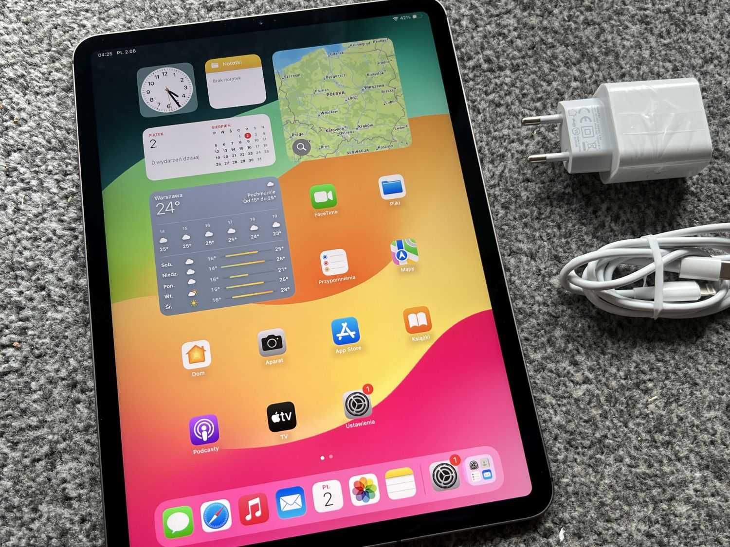 Apple iPad Pro 11" 2 GENERACJA M1 128GB WIFI Cellular LTE Grey Bat92%