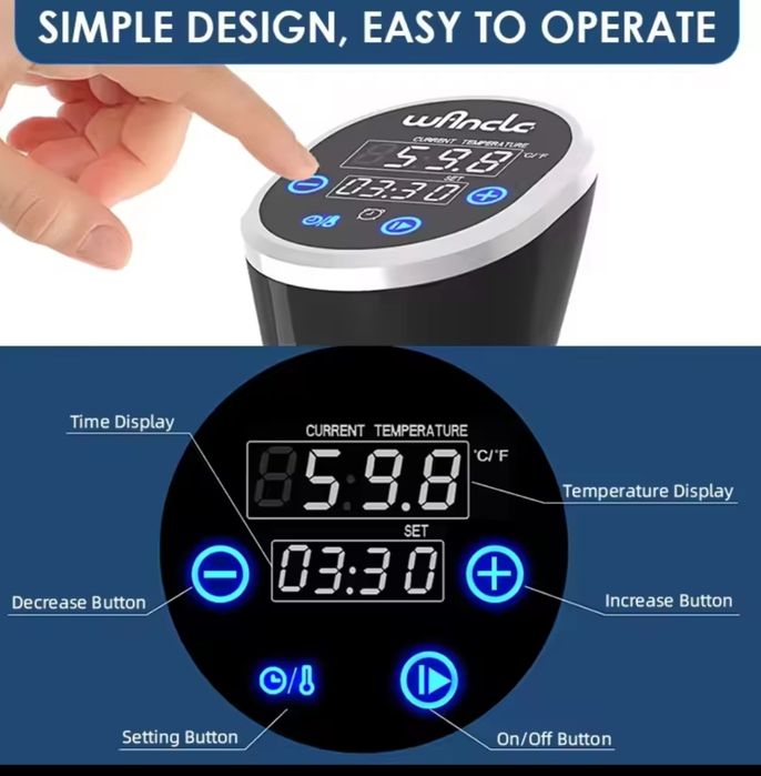 Сувид Кухонный  Sous-vide 1100w