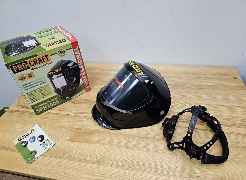 NEW Маска сварочная Procraft SPH1000 Pro Хамелеон +Боковые окна