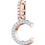 Zawieszka Swarovski - Remix Collection Alphabet C Charm, Rose Gold
