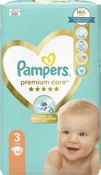 Підгузки Pampers premium cаre 3р. 60 шт